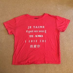 PacSun LA Hearts Graphic Tee